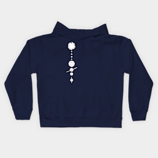 Solar System Doodle Kids Hoodie